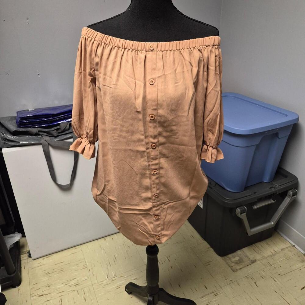 Boohoo off the shoulder blouse